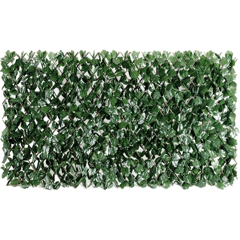 

Artificial Ivy Expandable Fence Privacy Screen, Retractable Hedge, Faux Trellis for Balcony, Patio, Outdoor & Home Decorations