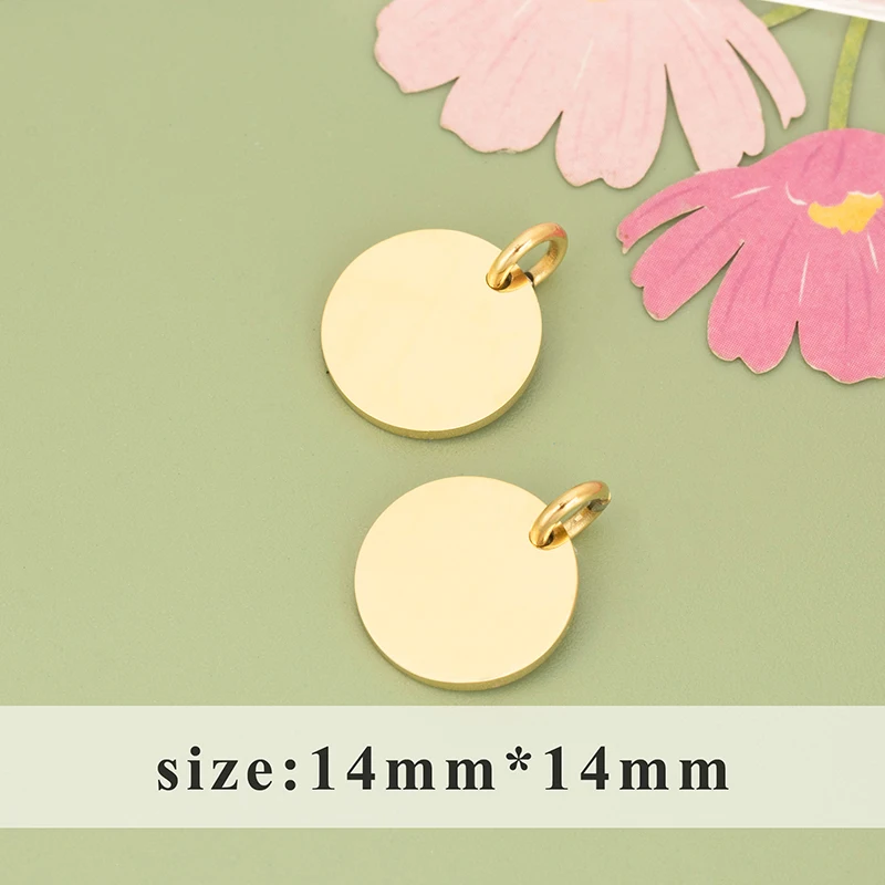 assoonas, 4 Stück/Set, MI64, wasserdichte Schmuckaccessoires, 316L-Edelstahl, Anhänger, Schmuckzubehör, DIY-Anhänger – Detail 8