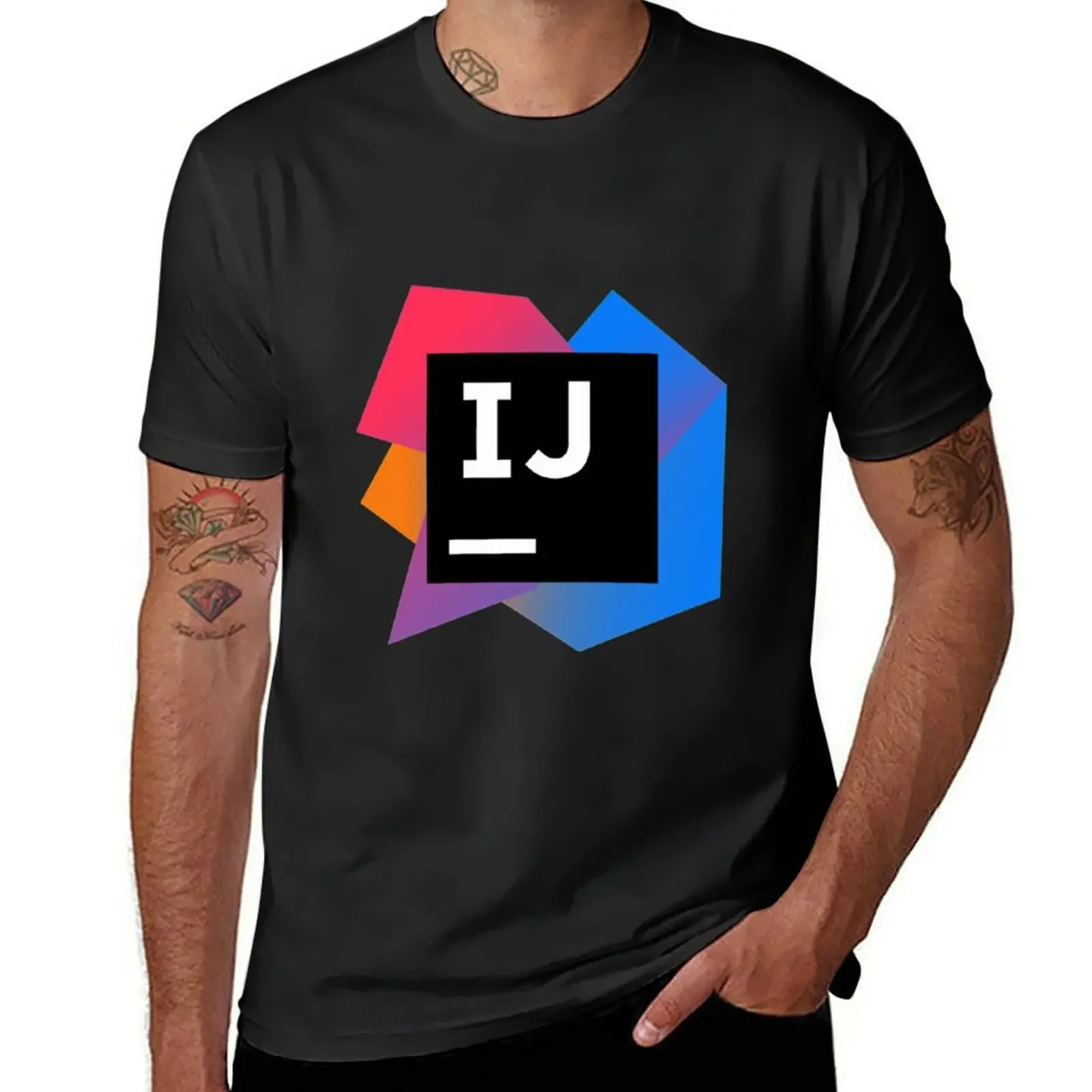 JetBrains IntelliJ IDEA T-Shirt aesthetic clothes sweat sublime plus size clothes mens clothing