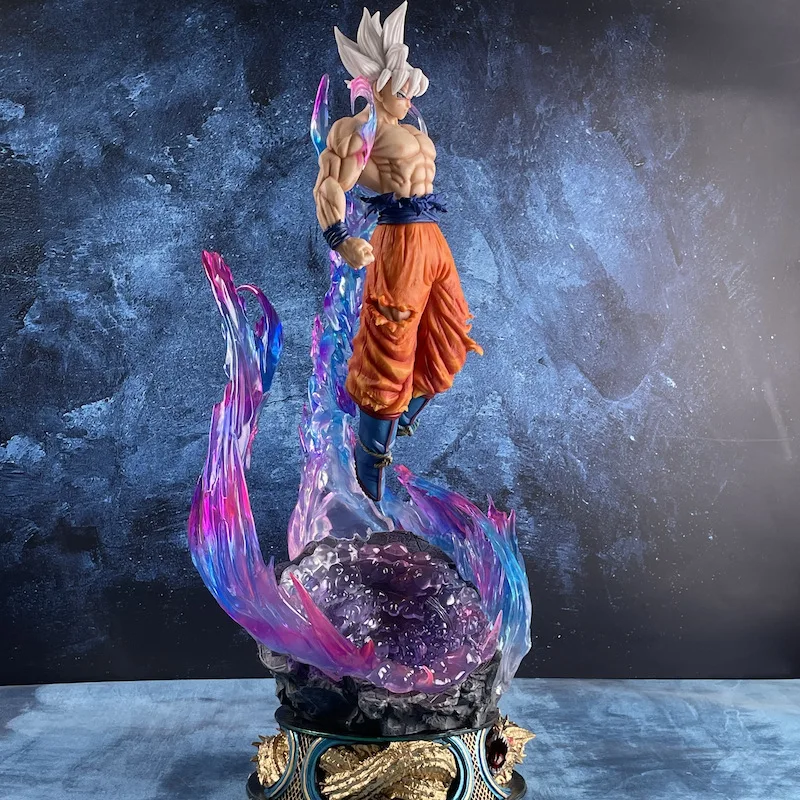 Dragon Ball Z Goku Ultra Instinct Figure Ultra Instinto Goku Figures 24cm PVC Statue Collection Model Toys Gifts view 6