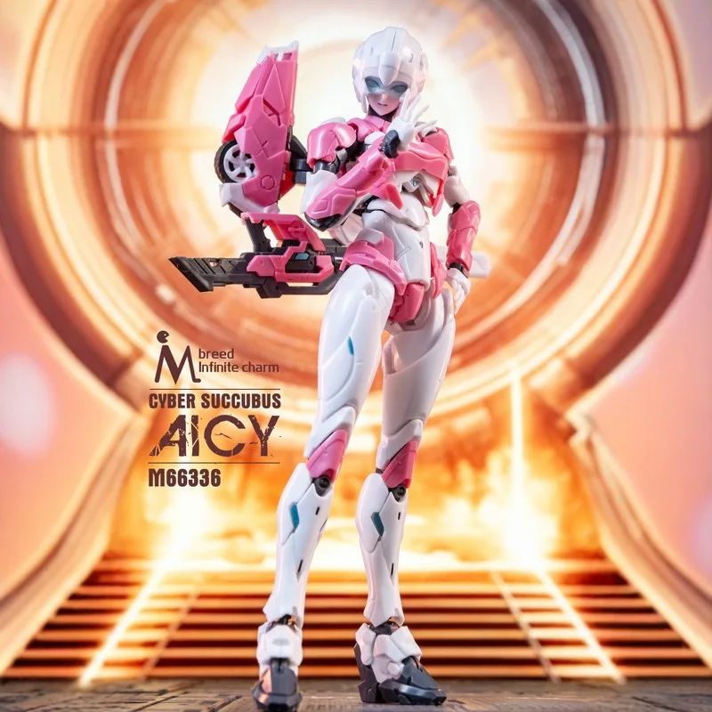 M66336 Meili Infinite Arcee CYBER SUCCUBUS AICY KO 버전 조립 메카 로봇 변환 액션 피규어 세트 크리스마스 장난감