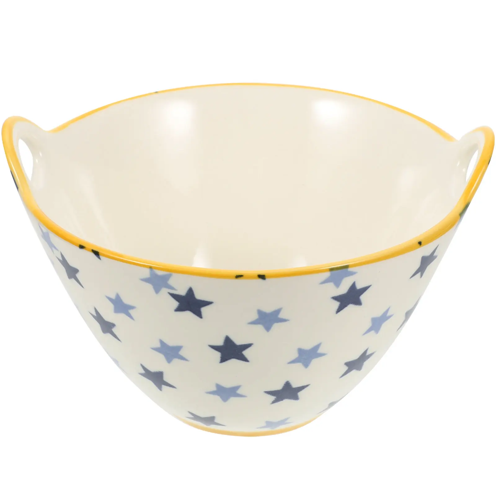 

Sturdy Ceramic Serving Bowl Wide Rim Microwave Safe Dishwasher Safe for Salads Soups Grains Side Dishes Kitchen Essentials