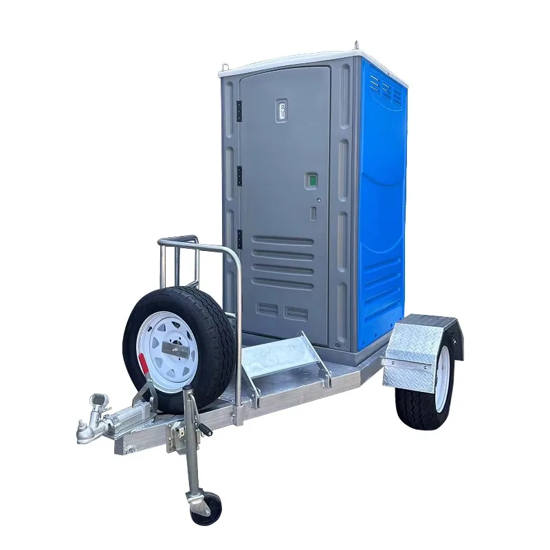Premium Mobile Toilet Restroom Cabin Double Room for Events Worksites Public Parks Camping RV Areas VIP Outdoor Use