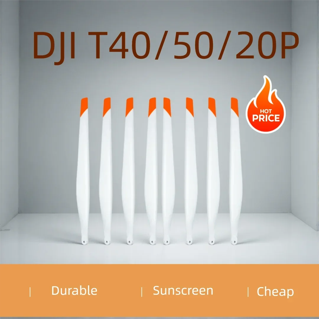 

White Agras T40/T50/T20P Drone Propellers Set - CW CCW Sun Protect Folding Carbon Fiber Durable Plastic for Drone Accessories