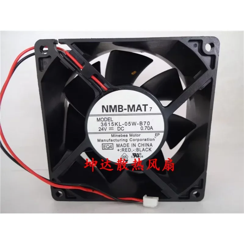 

Ltsf For NMB 3615KL-05W-B70 EQ4 DC 24V 0.70A 90x90x38mm 3-Wire Server Cooling Fan 9cm