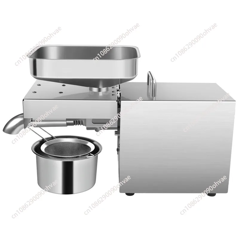 Small household oil press Intelligent stainless steel kitchen appliances Edible oil processing equipment