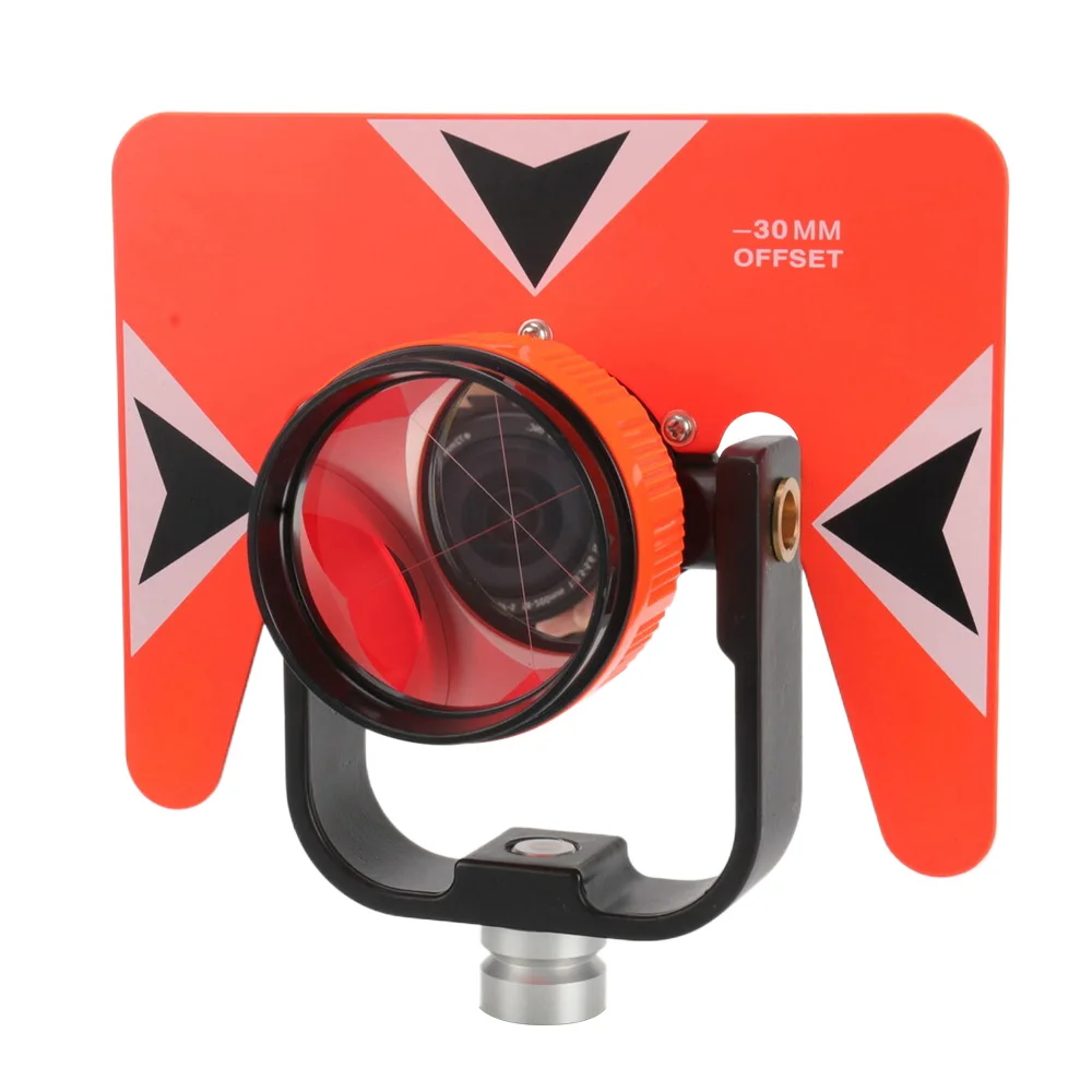 

AK18 Z15U Orange Reflective Surveying Prism Assembly Set With Holder And Target For Total Station