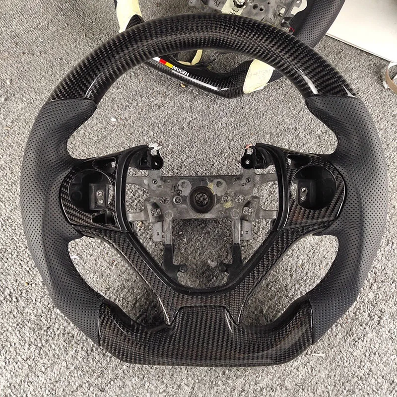 Aroham Customize Carbon Fiber Racing Steering Wheel For Honda Civic 9 2012 2013 2014 2015 2016