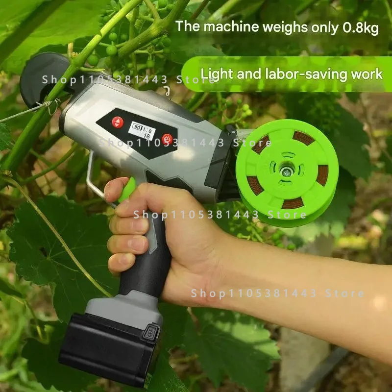 

For Vineyard Cucumber Tying Machine for Branch Vineyard Tying Tool High Efficiency 18V Branch Tying Machine