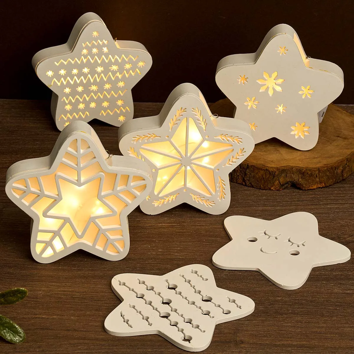 Star Hollow Storage Box Silicone Mold DIY Five-pointed Stars Festive Atmosphere Light Casting Molds Plaster Resin Craft Making