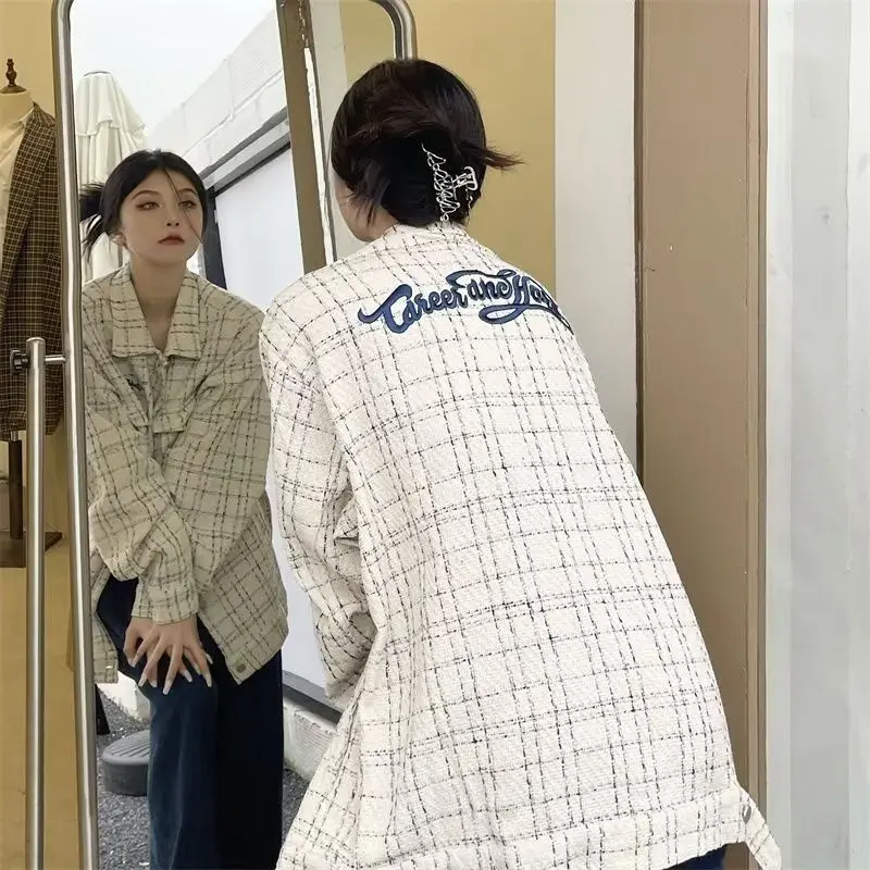 

Уличная куртка в стиле хип-хоп, весенне-осенняя, винтажная, в американском стиле, бейсбольная, свободного кроя, из полиэстера, молодежная мода