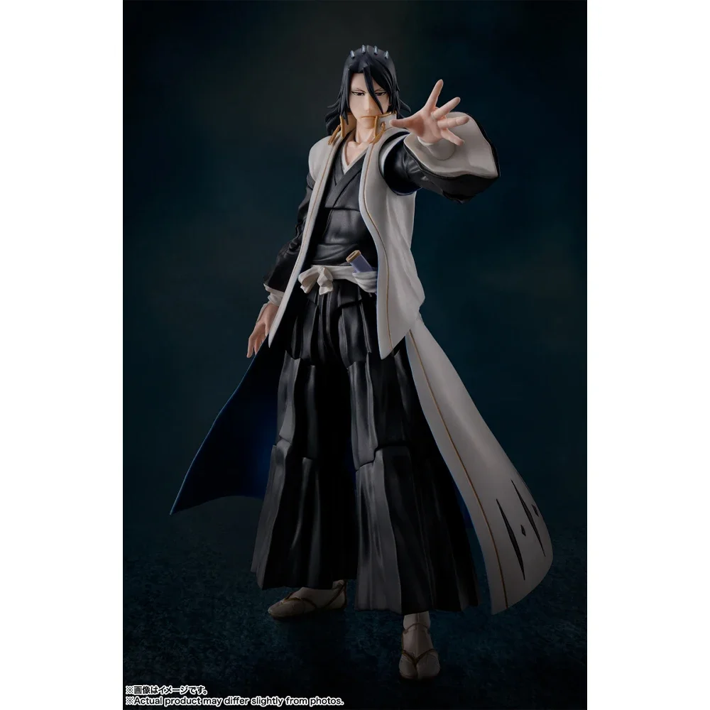 In Stock Original Genuine BANDAI SHFiguarts BLEACH Kuchiki Byakuya Action Figure Anime Model Collectible Boxed Doll Toy Gift