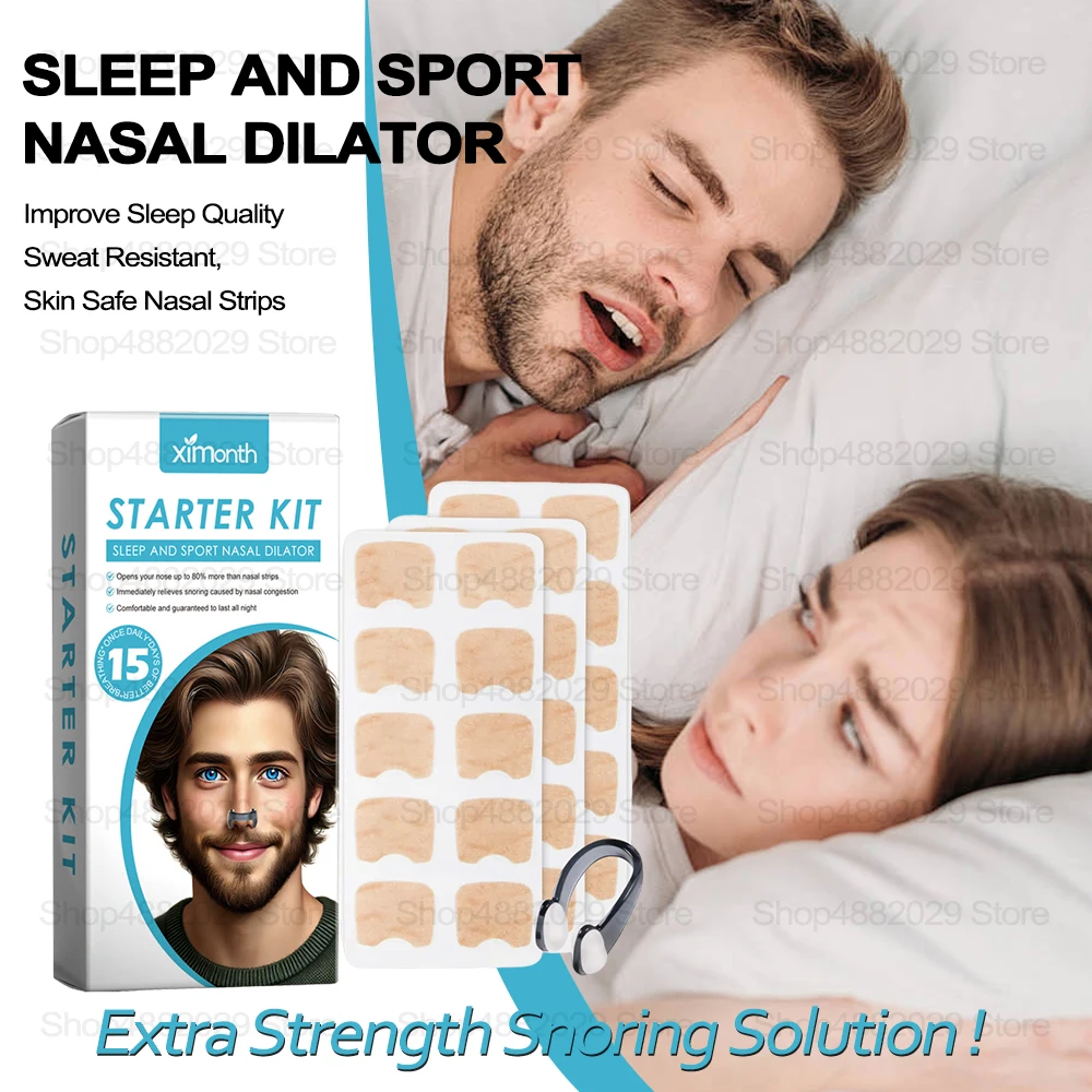 Intake Breathing Nasal Strip Starter Kit Nasal Breathing Dilators Nasal Strips Increase Reduce Snoring Better Sleep