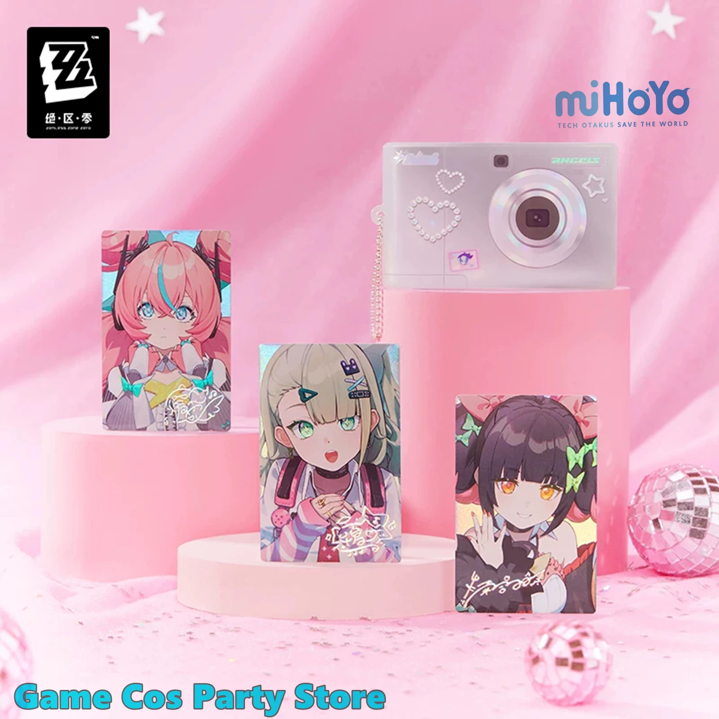 [Genuine] ZZZ ANGELS OF DELUSION Photo Collection Gift Set Sunna Aria Card Stickers Zenless Zone Zero Cosplay Diy Accessories