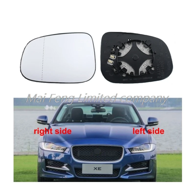 

Auto parts for Jaguar XE 2015-2019 / XEL 2018-2024 Replacement of car side mirror lenses with heated rearview mirror reflectors