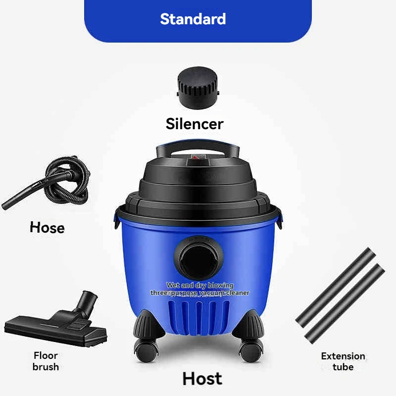 Handheld Wet/dry Vacuum Cleaner With Three Functions Barrel Vacuum Cleaner Multi-Function Vacuum Cleaner Dust Collector With