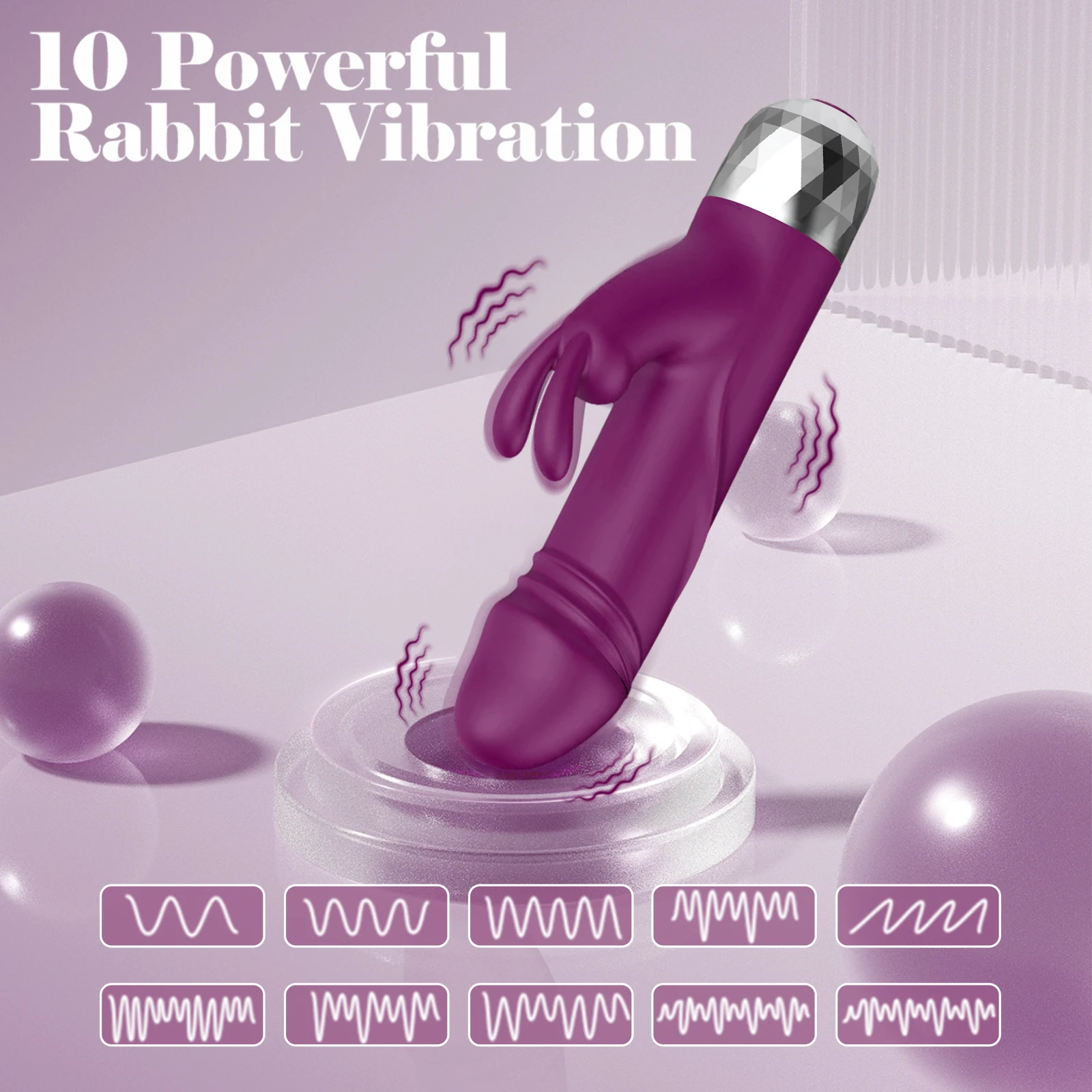 Mini Rabbit Dildo Vibrator G spot Powerful Vagina Stimulator Silicone Female Clitoris Massager Bullet Vibrating Adult Sex Toys