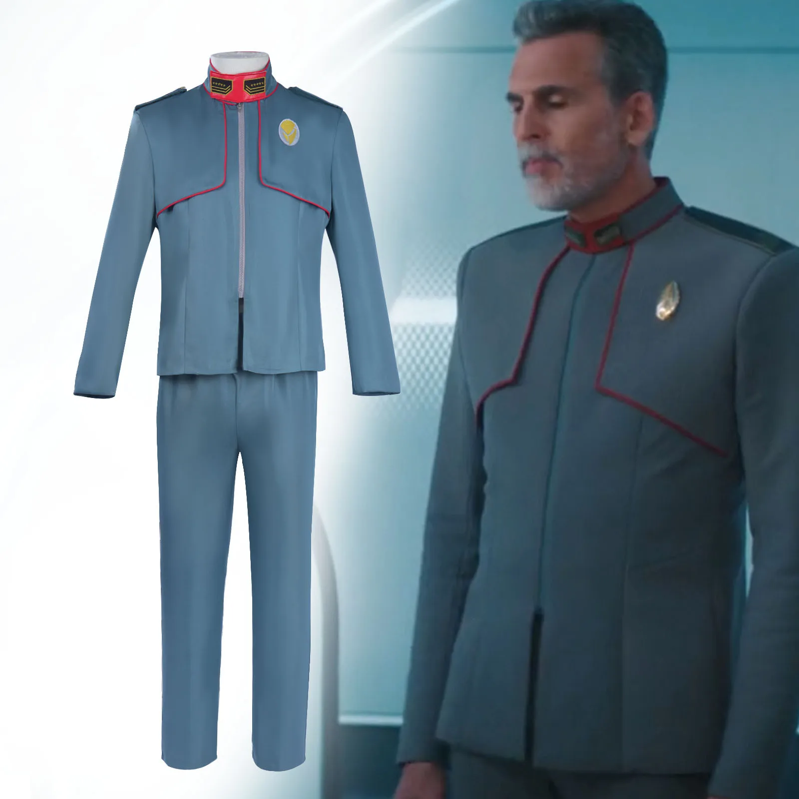 

Star Trek Cosplay Uniform Of Captain And Major Cosplay Costume Set Cosplay Dress-up Suit