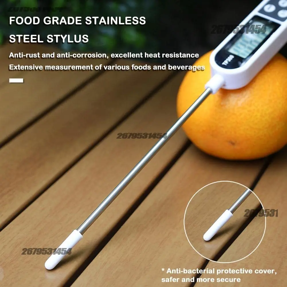 Kitchen Thermometer for Cooking Digital Temperature MeasuringTool for Meat Electronic Food Thermometer LCD Display Food gallery 3