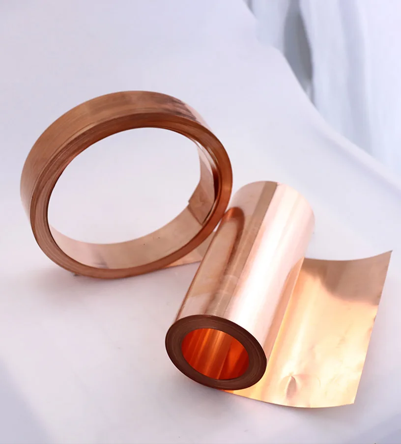 

Pure Copper Metal Plate Foil, Thickness 0.1-1mm, Width 5-300mm