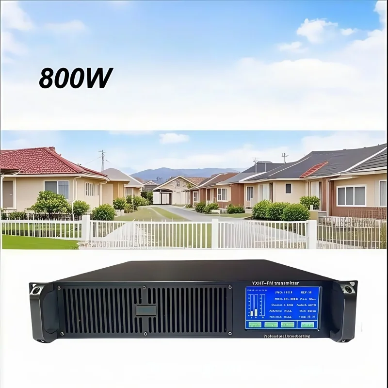터치스크린 FM 방송 송신기(800W 고출력)