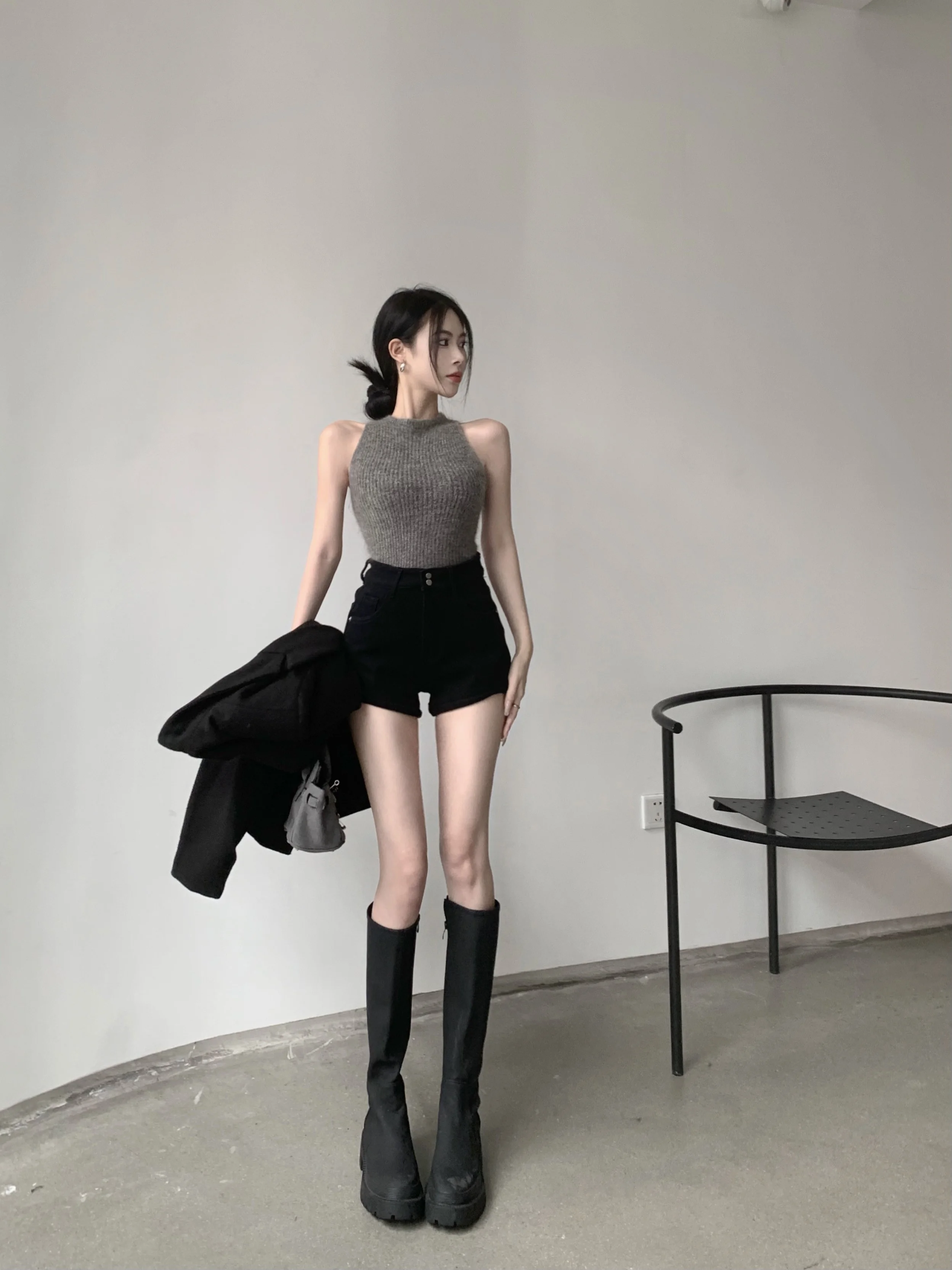 Pantaloncini da donna con stampa floreale in pizzo con volant dolce pastello confortevole lino cotone casual leggero estivo homewear stile cottage bowknot