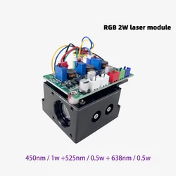 DC12V 2w big beam laser module TTL&analogue modulation for stage laser light show club laser dj show