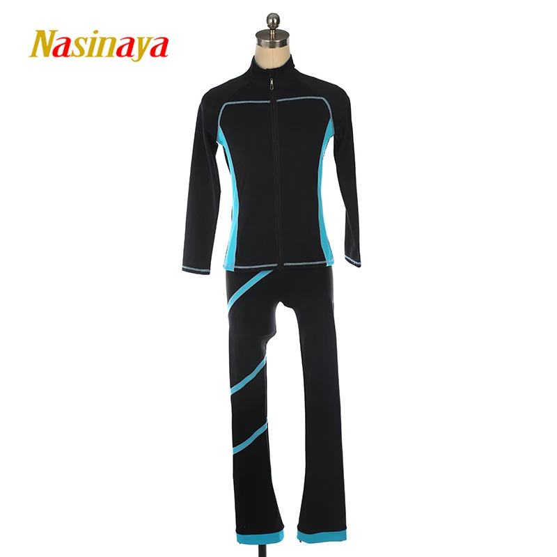 

Figure Skating Competition Training Suit Jacket And Trousers Women's Trousers Rhythmic Gymnastics Dance Warm Clothing