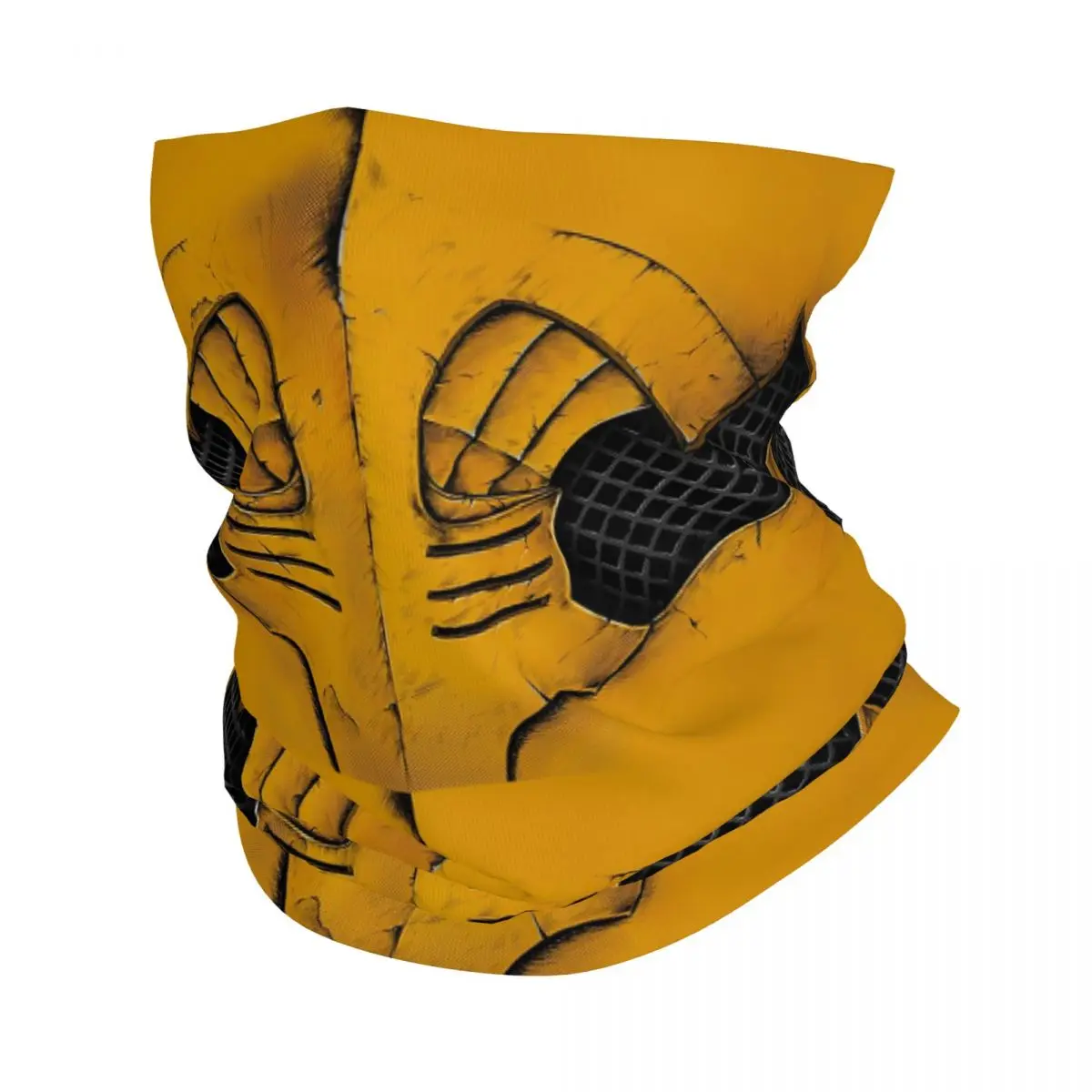 Mortal Kombat SCORPION MASK Bandana Neck Gaiter Printed Wrap Scarf Headwear Outdoor Sports For Men Women Adult All Season