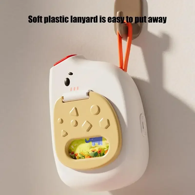 Elefante música telefone brinquedo com bebê 2 em 1 brinquedo sensorial engraçado narração telefone mãetessori brinquedos educativos crianças presente de natal