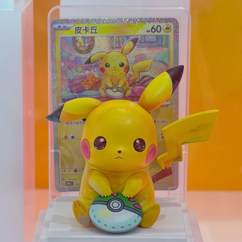 ポケモン-ブラインドボックス-ドリームスケープ-フラワーシリーズ：30周年記念-ピカチュウ-コレクションカード、レアフラッシュ-トレーディングカード、ギフト玩具