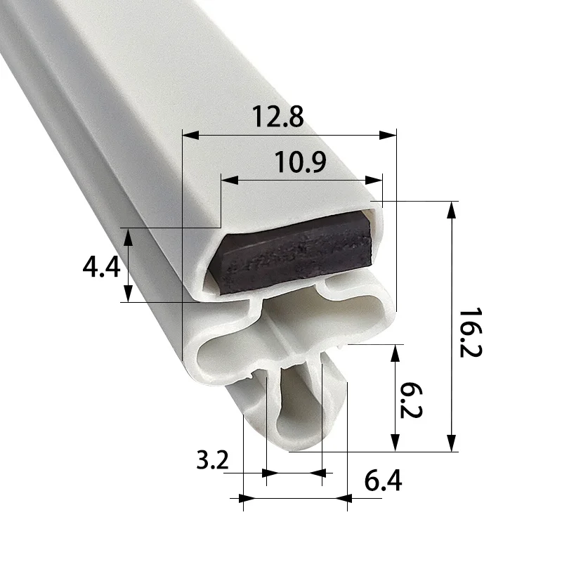 346 Cold Retention Refrigerator Door Gasket Magnetic Rubber Seal Strip Universal Thickened Leak Proof