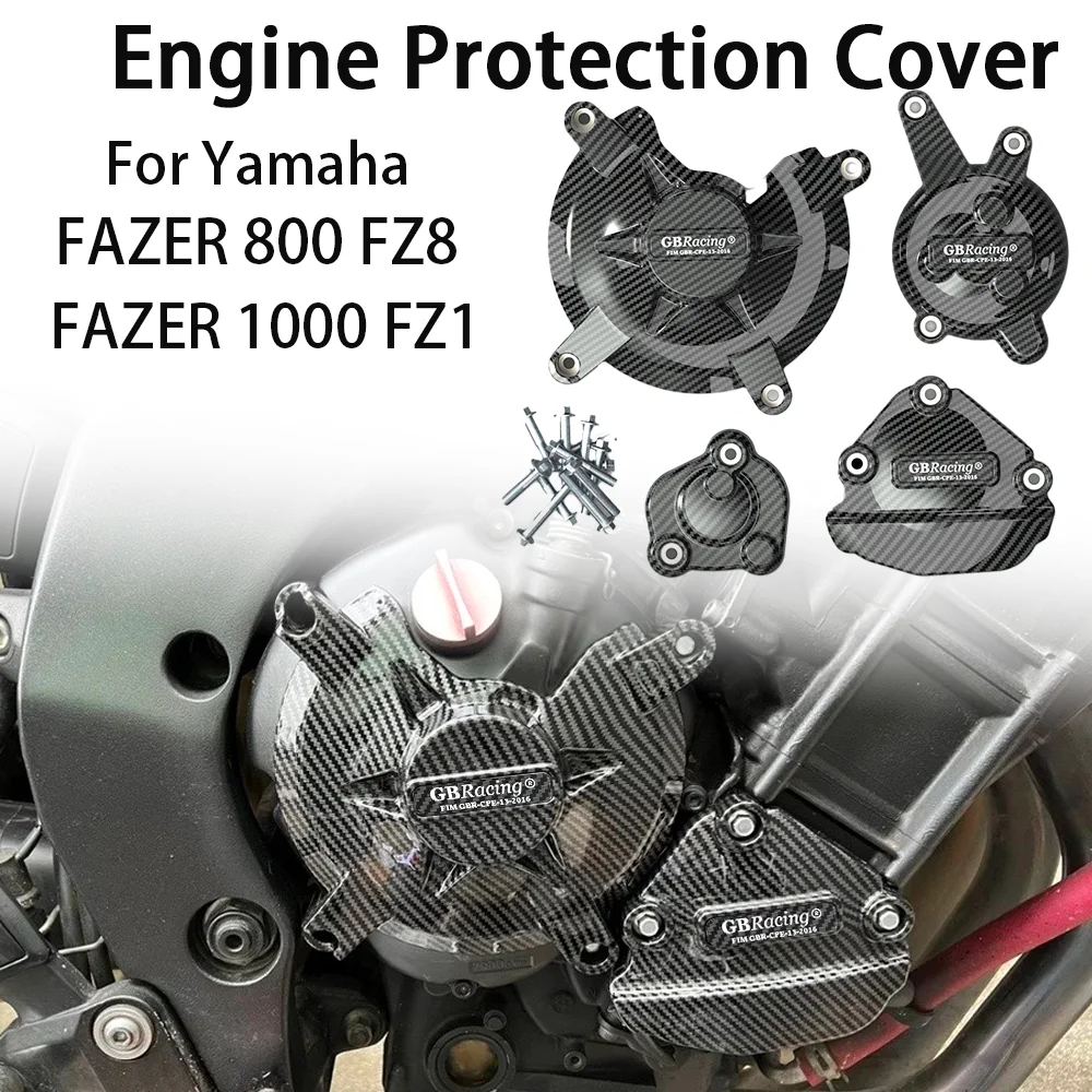 

For Yamaha FAZER 800 FZ8 2010-2015 FAZER 1000 FZ1 2006-2015 GB Racing Motorcycle Engine Engine Protection Cover