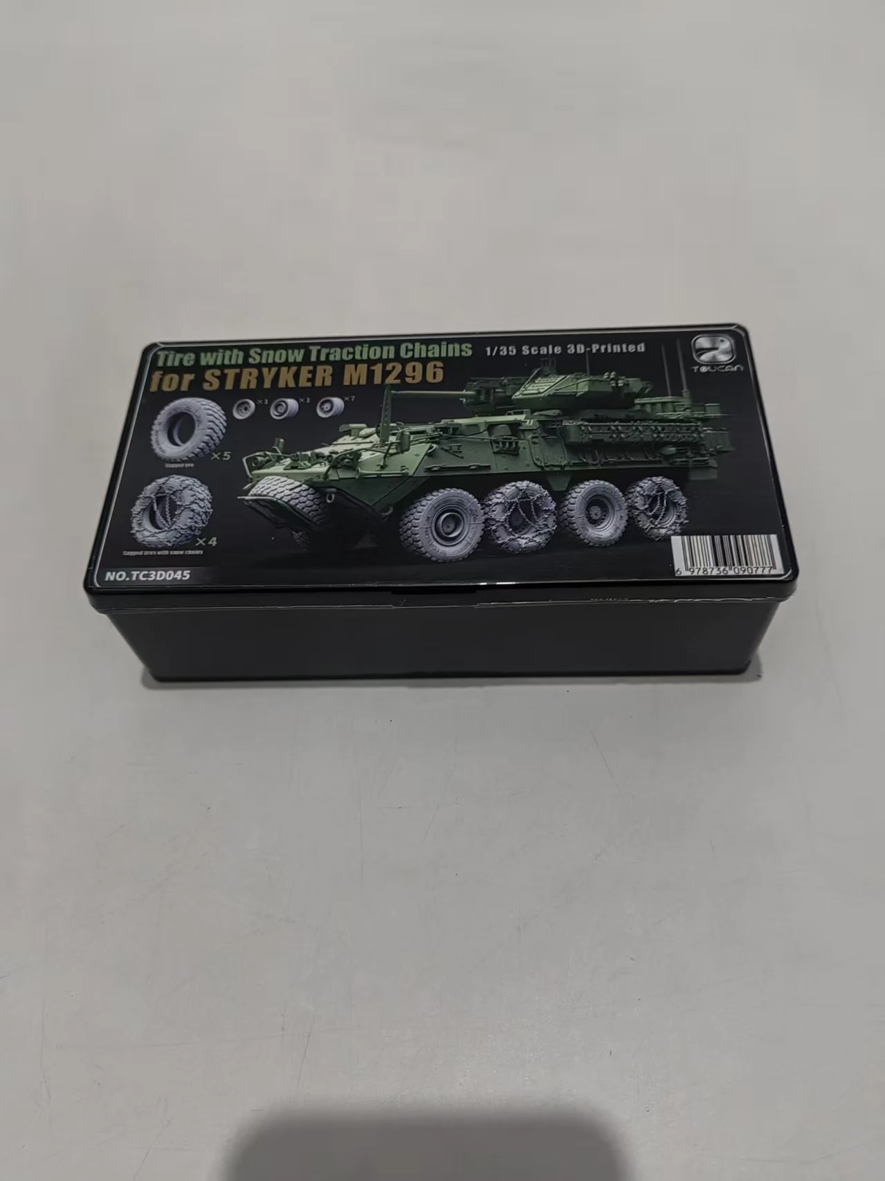 TC3D045 ZIMI&TOUCAN 1/35 Tire with Snow Traction Chains for Stryker M1296 (for Zimi)