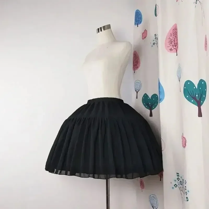 Women Girls Hollow Leaf Lace Bird Cage Fish Bone Cosplay Dress Skirt Petticoat Bride Wedding
