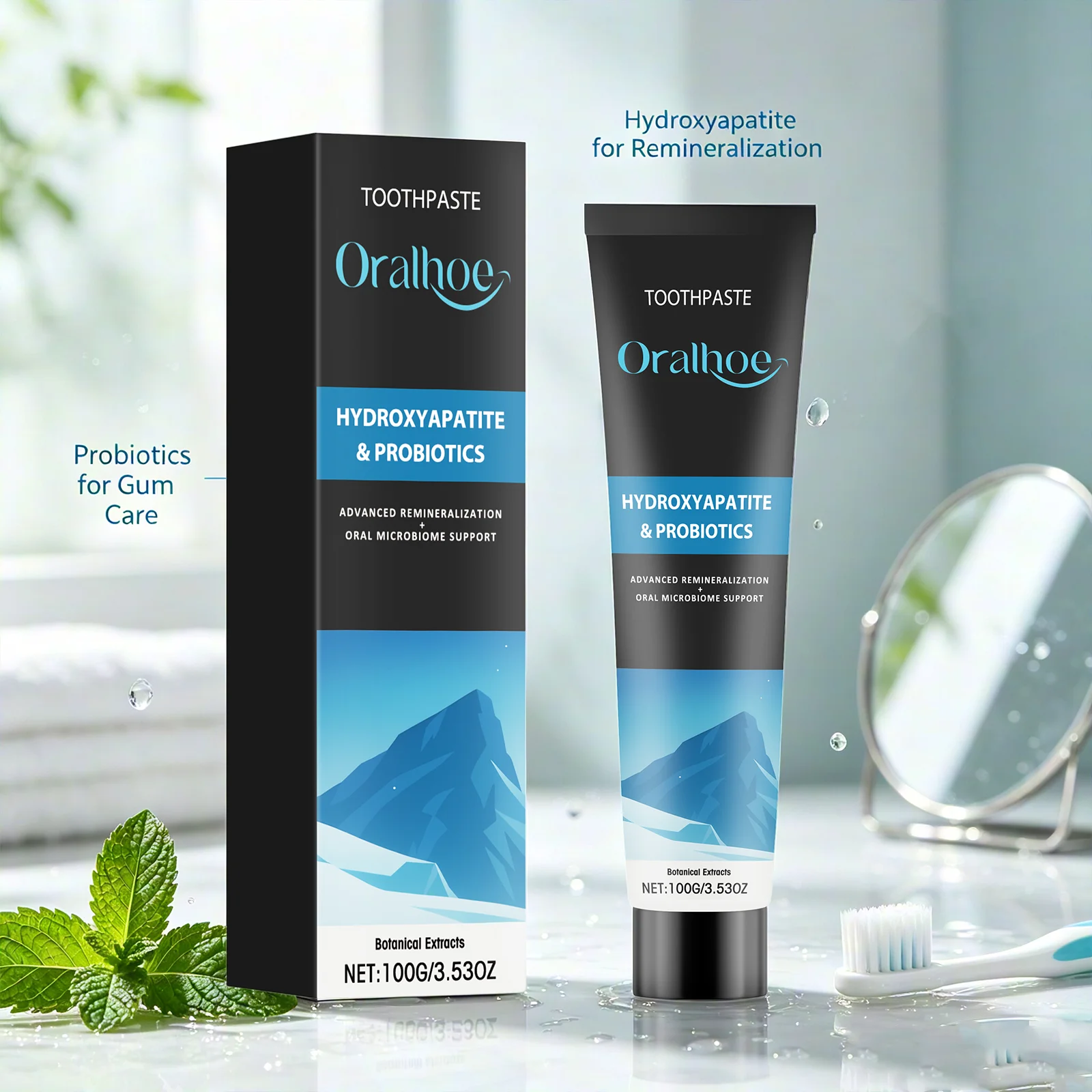 Pasta Dental Oralhoe con Hidro - Remineralizing Toothpaste reseña y precio
