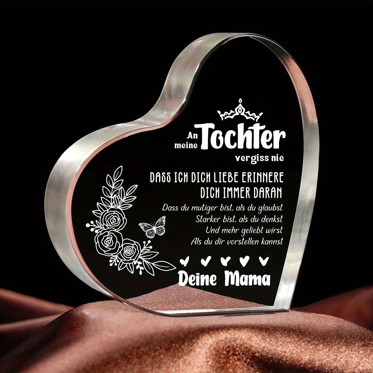 1 piece, a gift from a German mother to her daughter, a wedding birthday gift, a gift from a mother to her daughter