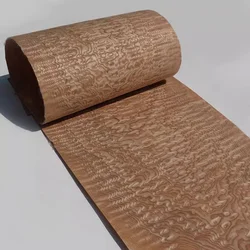 L:0.80Meters Width:40cm T:0.4mm Natural Wood Guitar Veneer Furniture Veneer Wall Panel Decoration Wood veneer(have backing)