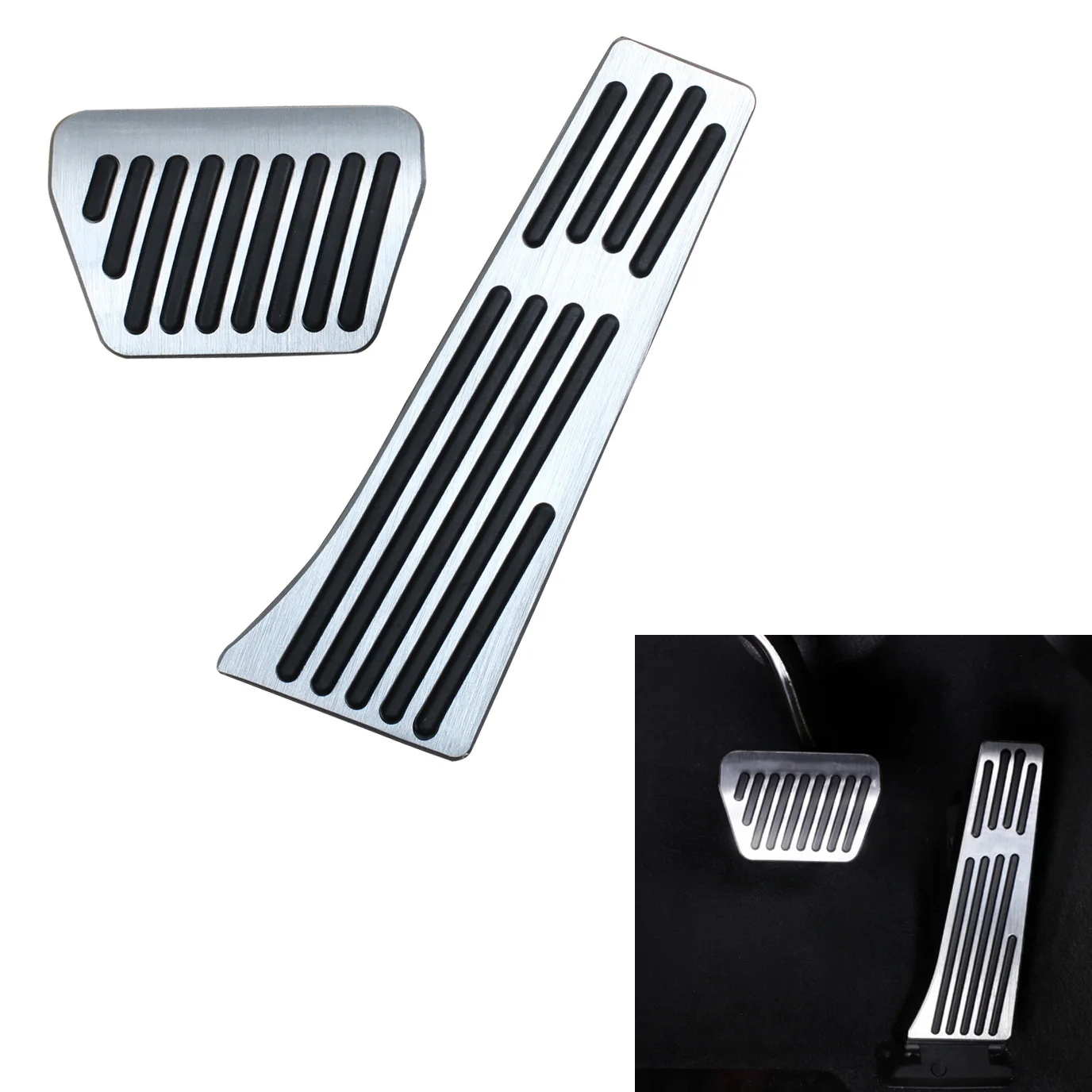 Car Non Slip Aluminum alloy accelerator pedal For BMW 1 2 4 6 7 Series F22 F30 F31 F34 F32 F10 F11 F12 X5 X6 G11 G12 Accessories