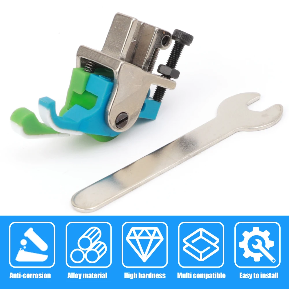 4/1PCS Stainless Steel Roller Sewing Presser Foot High Low Feet Presser Foots With Mounting Wrench Home Multifunction DIY Tools