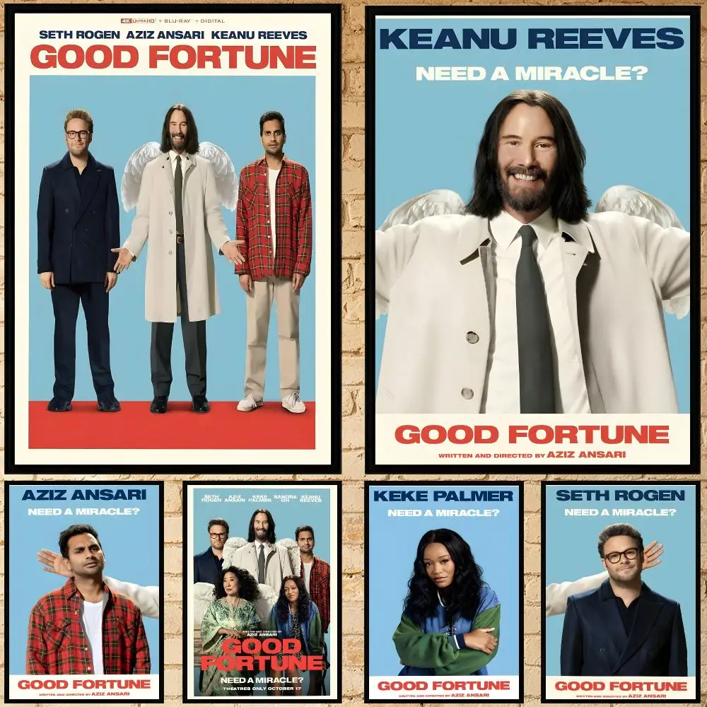 movie Good Fortune Poster Poster HD Waterproof Self-adhesive Art Print Wall Decor for Bedroom Living Room Gift