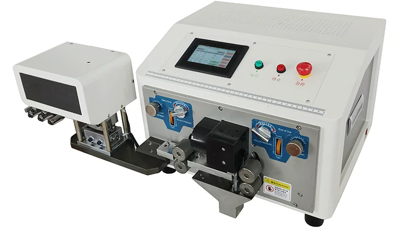 EW-3040 Fully Automatic Flat Ribbon Cable Wire Cutting Double-end Stripping Machine (2-12P)