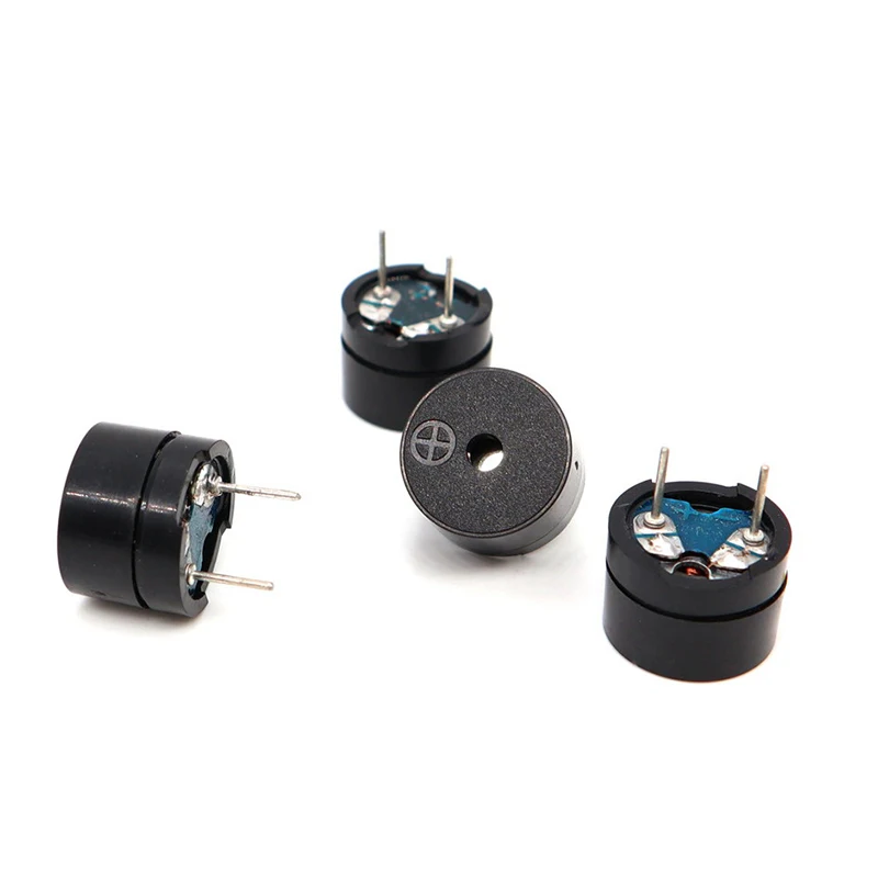 10 Uds. Zumbador dividido pasivo de alta calidad 12*8,5 MM 1,5 V 3V AC 16 Ohm módulo de zumbador de Pin para nuevo Kit Diy zumbador módulos de bajo nivel