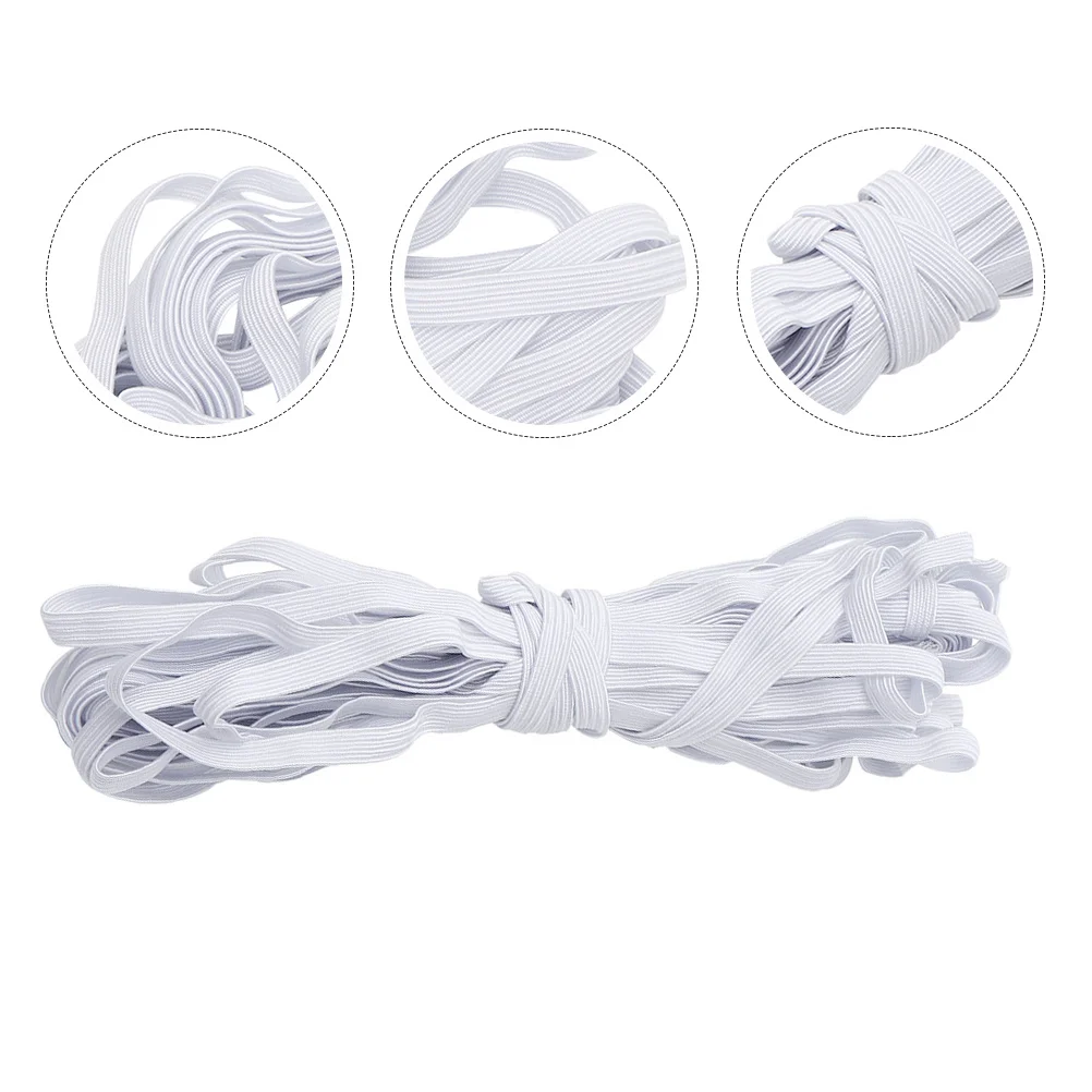 

1 Roll Flat Wide Elastic Band For Sewing High Elasticity Diy Craft Garment Accessory Durable Stretch Ribbon For Clothes
