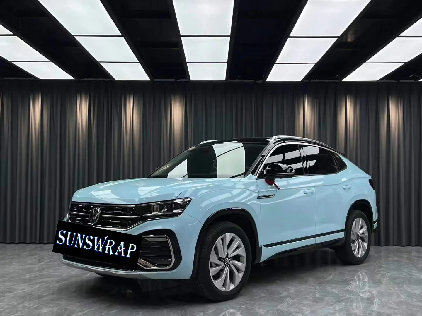 Premium High Gloss Gracier Blue Car Vinyl Wrap Sticker Decal Sheet Film Super Bright Glossy Wrapping Film 5x59ft