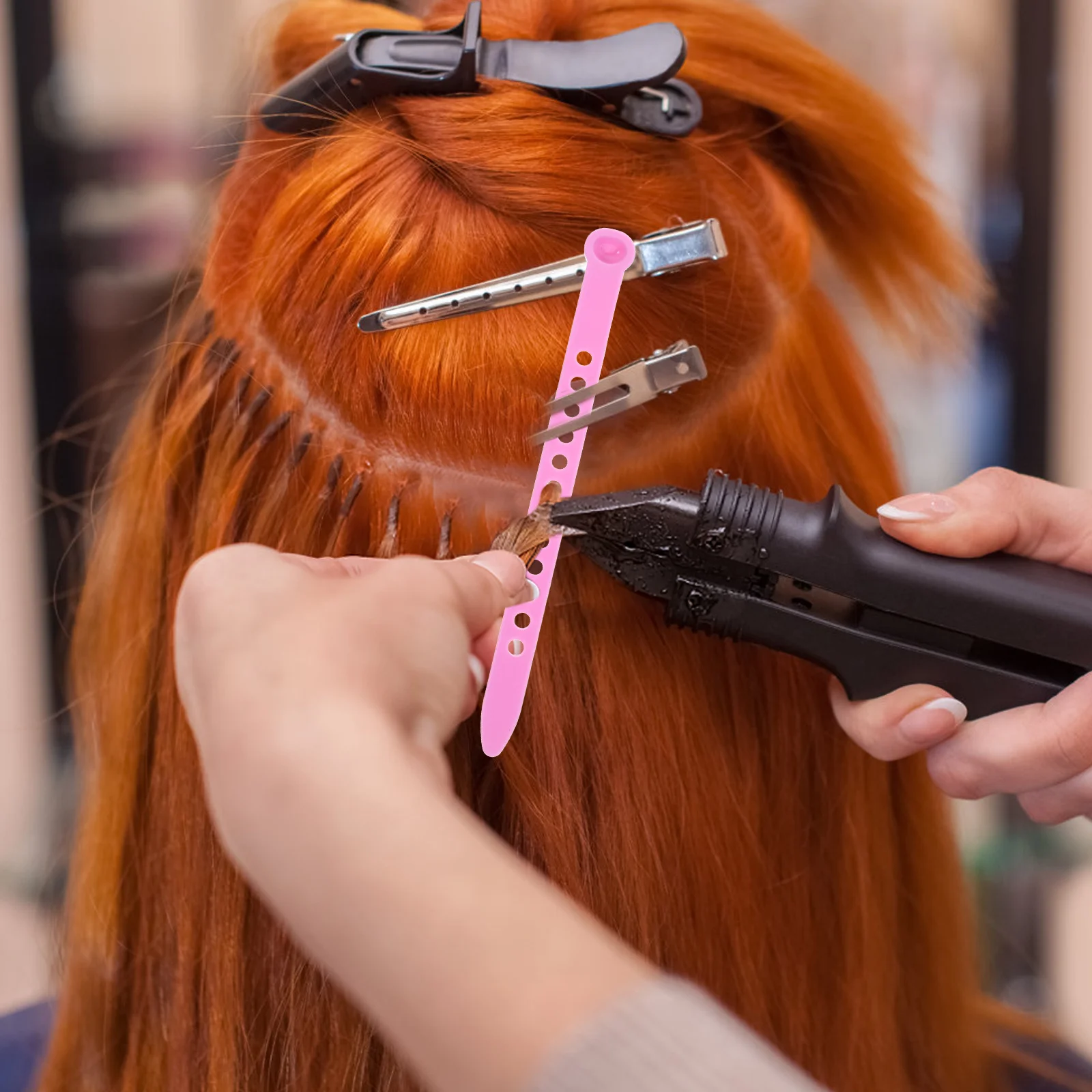 

50Pcs Hair Curling Strip Hot Cold Perm Bar Salon Hairdressing Tool Durable Safe for Home DIY Hair Styling Curlers