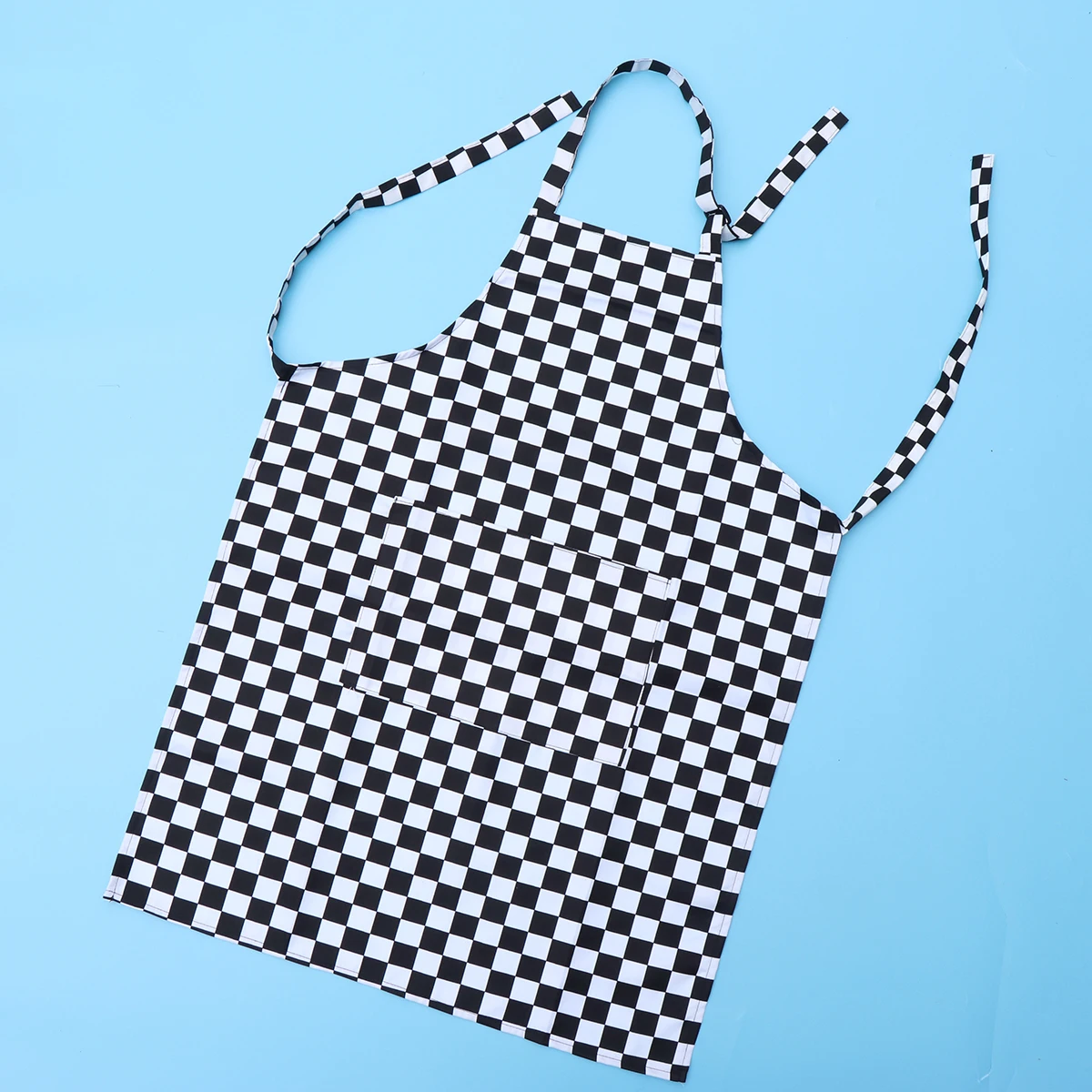 

2pcs Apron Halter Neck Simple For Kitchen Chef Adjustable Reusable Oil Resistant Work Apron For Restaurant Factory