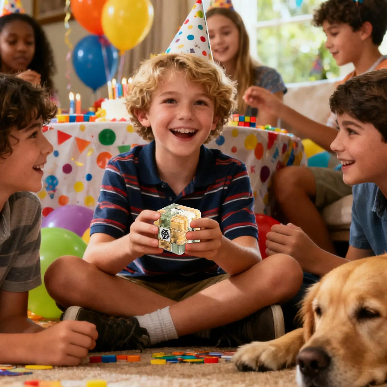 كرة متاهة ثلاثية الأبعاد تفاعلية ثلاثية الأبعاد لعبة تحدي كرة دوارة لغز مكعب المتاهة للفصول الدراسية وحفلات أعياد الميلاد والمدرسة وغرفة الانتظار العائلية