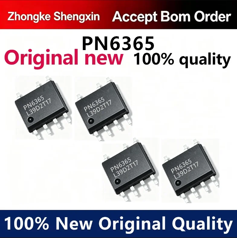（5pcs-100pcs）Xinpeng Micro PN6365 zero standby primary feedback 10W built-in 720V MOS power intelligent circuit breaker chip