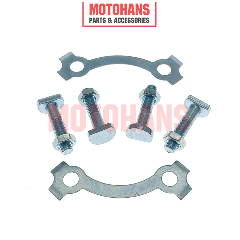 MOTORCYCLE SPROCKET INSTALL BOLT WITH CLIP M8 MM FOR HJ125-7 GN125 GS125